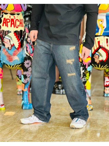 جین اسلش سایز بزرگ کد 3388